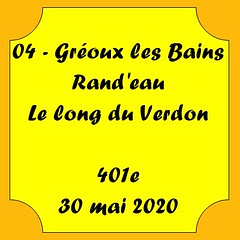 04 - Gréoux - Rand'eau - Le long du Verdon