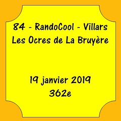84 - Villars - RandoCool - Les ocres de la Bruyèere - 19 janvier 2019 - 362e