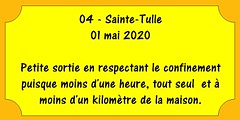 04 - Sainte-Tulle - Sortie santé - 1 mai 2020