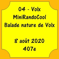 04 - Volx - MiniRandoCool - Balade nature de Volx - 8 août 2020