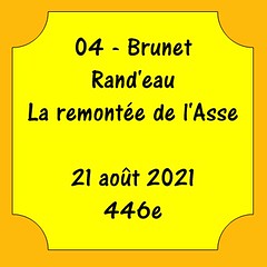 04 - Brunet - Rand'eau - La remontée de l'Asse - 21 août 2021 - 446e
