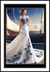 Crystalline Orchid Wedding Dress