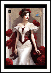 Crimson Love Wedding Dress