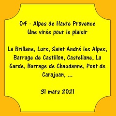 04 - Virée dans les Alpes de Haute Provence - 31 mars 2021