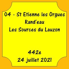 04 - St Etienne les Orgues - Rand'eau - Les Sources du Lauzon - 442e - 24 juillet 2021