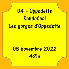 04 - Les gorges d'Oppedette - 05 novembre 2022 - 481e