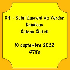 04 - Saint Laurent du Verdon - Rand'eau - Coteau Chiron - 10 septembre 2022 - 478e