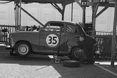 2023 Black and White, Goodwood Revival Testing