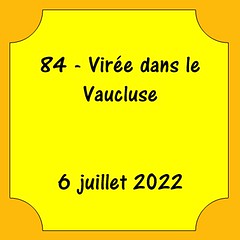 84 - Vaucluse - géocaching - 6 juillet 2022