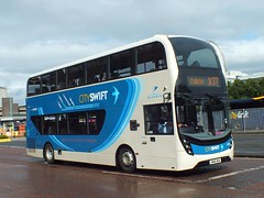 Buses repainted into new McGill's Midland Bluebird