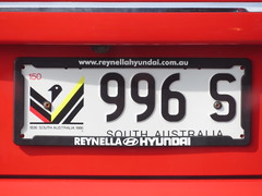 SA '1836-1986' Number Plates