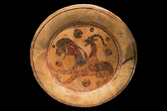 Terracotta Plate with Chimera