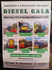 SWINDON & CRlCKLADE RAILWAY.Diesel gala 15th 16th 