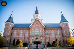 Pale Blue Sky Over the Provo City Center Temple