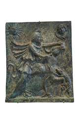 Bronze Plaque of Mithras Slaying the Bull