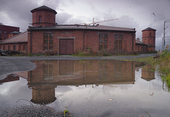 Seinäjoen hylätyt veturitallit Abandoned train roundhouses in Seinäjoki Verlassene Ringlokschuppen in Seinäjoki