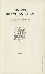 Ghosts Grave & Gay : promotional booklet issued by the Equipment and Engineering Co. Ltd., London, 1930