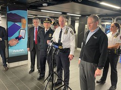MTA Leadership and Police Chiefs View Safety Protocols in the Transit System