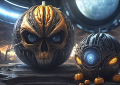 Alien Halloween Worlds