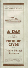 Williamson-Buchanan & Turbine Service : a day on the River & Firth of Clyde by the White Funnel Steamers : guidebook c.1925