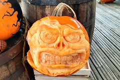 Trentham Gardens Halloween Pumpkin Carving Display