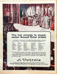Ad for the Victrola in “The Saturday Evening Post,” April 7, 1923. Art by Norman Price featuring Chaliapin as Boris Godunov.