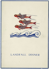Landfall Dinner : S.S. Orontes : Orient Line : 26 July 1934
