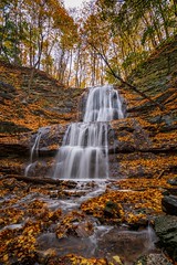 Hamilton Waterfalls in Autumn 2023