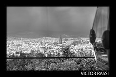 Barcelona Panoramica - Preto e Branco