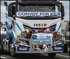 Convoy for Kids on way to Redcliffe Showgrounds