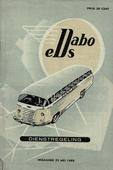 DABO-EDS timetable, 22 May 1955