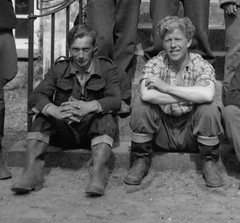 21 Rubber Boots with turned over tops, Roughnecks - Estate Workers at Zealand Denmakr in the 1940's-50's-60's