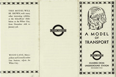 A Model of Transport : London Transport leaflet 1933