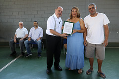Prefeito Fuad Noman entrega títulos de propriedade aos moradores do Conjunto Itaipu, Bonsucesso e Ricci Pace - 09/12/2023