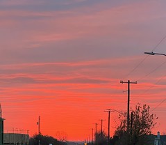 The sky on my way to work yesterday morning