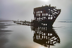 The Wreck of the Peter Iredale.