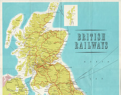 British Railways system map : passenger facilities 1963