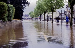 Midsomer Norton Floods Somerset 1970s