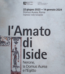 Exhibit: "L'Amato di Iside. Nerone, la Domus Aurea e l'Egitto" (Rome, 2023-2024)