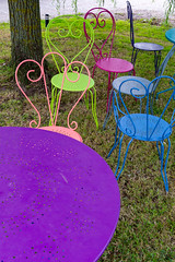 S 014_24 SAINT MARTIN De B: United Colors of chaises de jardin