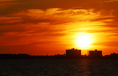 Sunset over Gulfport, FL