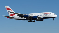 British Airways Airbus A380-841 G-XLED
