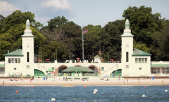 Playland Beach and Pool in Rye, New York