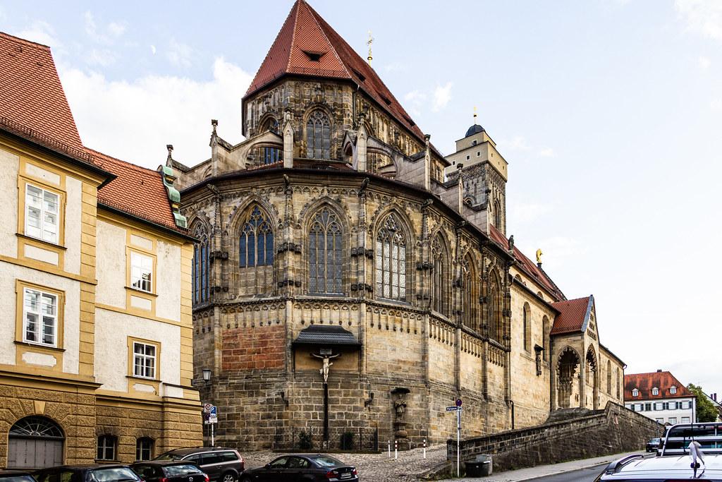 Choir Apse, Obere Pfarre, Bamberg, Upper Franconia, Franconia, Bavaria, Germany