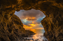 California Coast Malibu Sea Cave Malibu Beach Fine Art Landscape Nature Sunrise Sunset Photography Los Angeles Southern California Beach!  Dr. Elliot McGucken dx4/dt=ic Master Fine Art Photographer Wide Angle Lens!