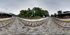 Railroad tracks through Harpers Ferry