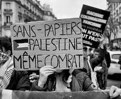 Manif. Unitaire Sans-papiers  / Palestine