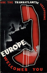 Europe Welcomes You ; use the transatlantic telephone : GPO publicity booklet PH 402 : 1937