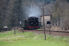 Fichtelbergbahn; 4 mei 2022.