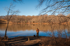 Fisherman, Lake Needwood, Derwood, Maryland (2024)